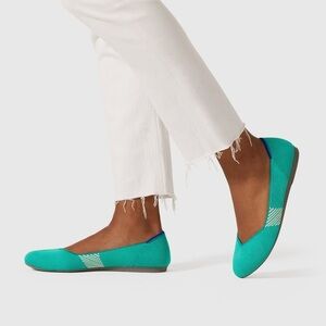 Rothy's Teal and Blue Flats